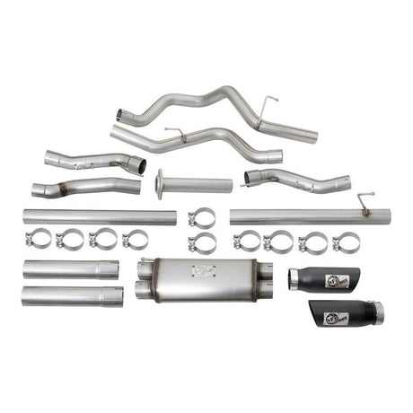 aFe MACHForce XP 3in 409-SS Exhaust Cat-Back 2017 Ford F-150 Raptor V6-3.5L (tt) w/ Black Tip