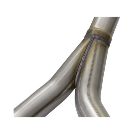 aFe Rebel Series CB 2.5in Dual Center Exit SS Exhaust w/ Black Tips 07-15 Jeep Wrangler 3.6L/3.8L V6