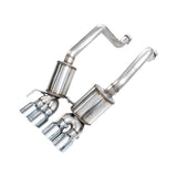 AWE Tuning C6 Chevrolet Corvette Z06/ZR1 Touring Edition Axle-back Exhaust w/ Chrome Silver Tips