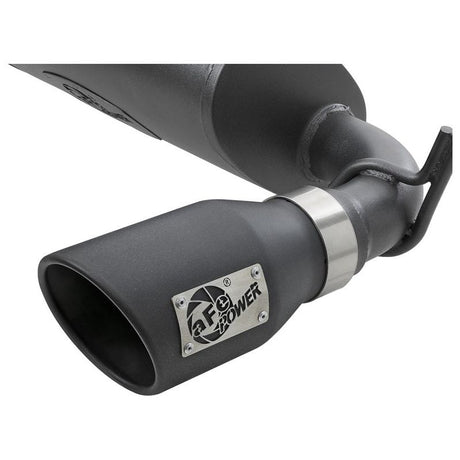 aFe Rebel Series 2.5in 409 SS Cat-Back Exhaust w/ Black Tips 2007+ Jeep Wrangler (JK) V6 3.6L/3.8L