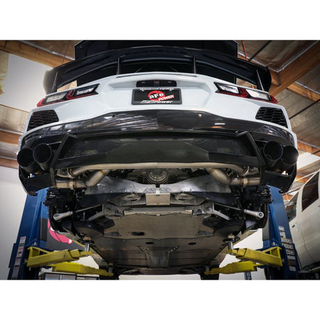 AFe MACH Force-Xp 304 Stainless Steel Cat-Back Exhaust Carbon 2020 Chevrolet Corvette C8