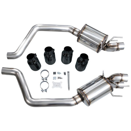 AWE Tuning C6 Chevrolet Corvette Z06/ZR1 Touring Edition Axle-back Exhaust w/ Diamond Black Tips