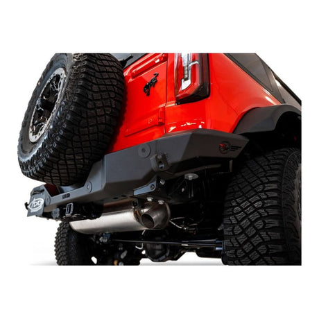 Addictive Desert Designs 2021+ Ford Bronco Rock Fighter Rear Bumper - Hammer Black