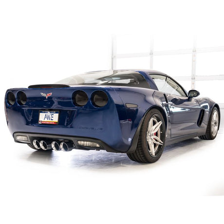 AWE Tuning C6 Chevrolet Corvette Z06/ZR1 Touring Edition Axle-back Exhaust w/ Chrome Silver Tips