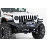 Addictive Desert Designs 2020 Jeep Gladiator JT Stealth Fighter Front Bump w/ Top Hoop & Winch Mount