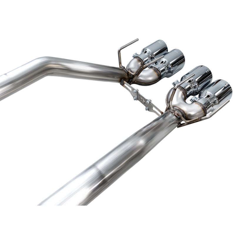 AWE Tuning 05-07 C6 Chevrolet Corvette 6.0L Track Edition Axleback Exhaust w/ Chrome Silver Tips