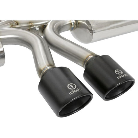 aFe Takeda 3in 304 SS Cat-Back Exhaust w/ Dual Center Black Tips 17+ Honda Civic Si (2dr) I4 1.5L