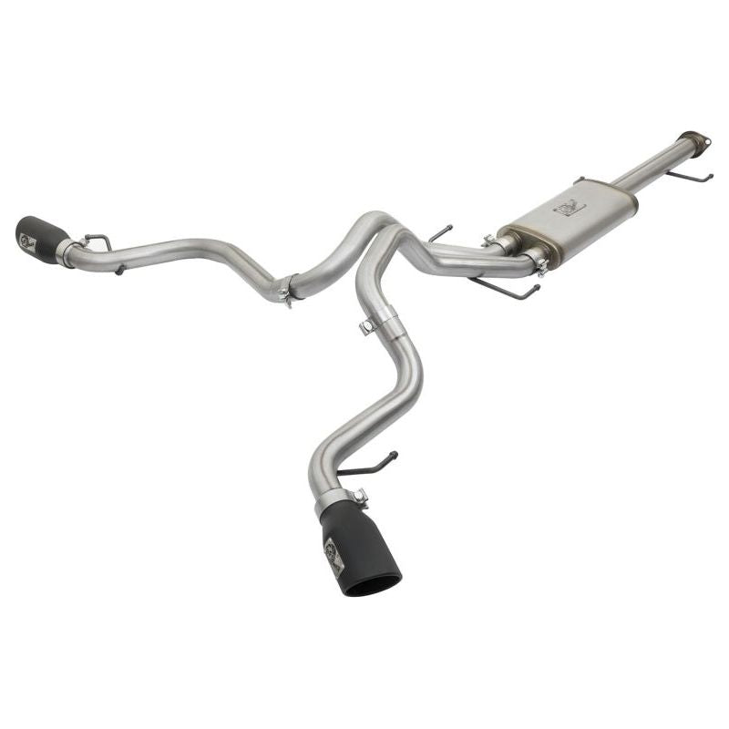 aFe MACH Force-Xp 3in - 2.5in SS Cat-Back Dual Exhaust w/Black Tips 07-14 Toyota FJ Cruiser 4.0L