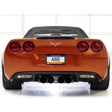 AWE Tuning 05-07 C6 Chevrolet Corvette 6.0L Touring Edition Axleback Exhaust w/ Diamond Black Tips