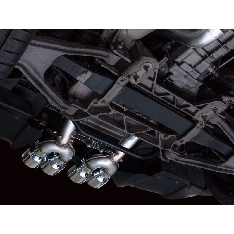 AWE Tuning C6 Chevrolet Corvette Z06/ZR1 Track Edition Axle-back Exhaust w/ Chrome Silver Tips