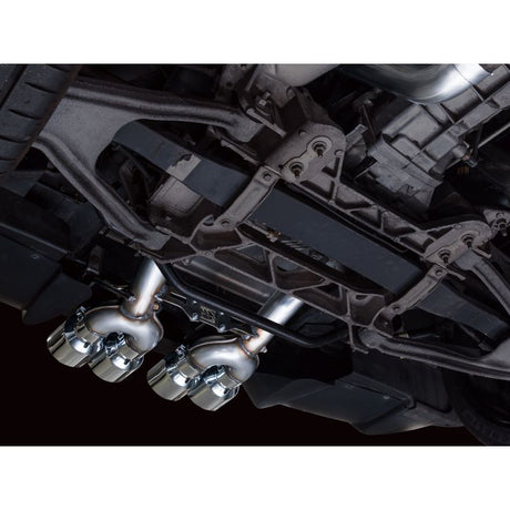 AWE Tuning C6 Chevrolet Corvette Z06/ZR1 Track Edition Axle-back Exhaust w/ Chrome Silver Tips
