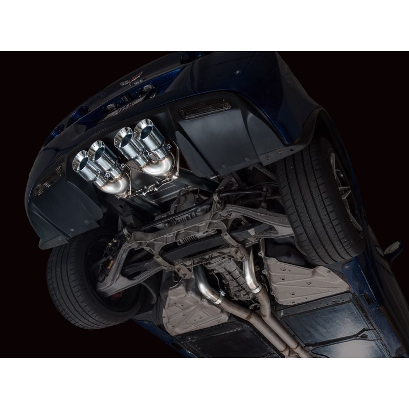 AWE Tuning C6 Chevrolet Corvette Z06/ZR1 Touring Edition Axle-back Exhaust w/ Chrome Silver Tips