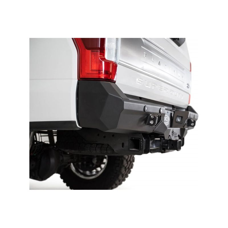 Addictive Desert Designs 17-20 Ford Super Duty Bomber HD Rear Bumper w/ Mounts For Cube Lights