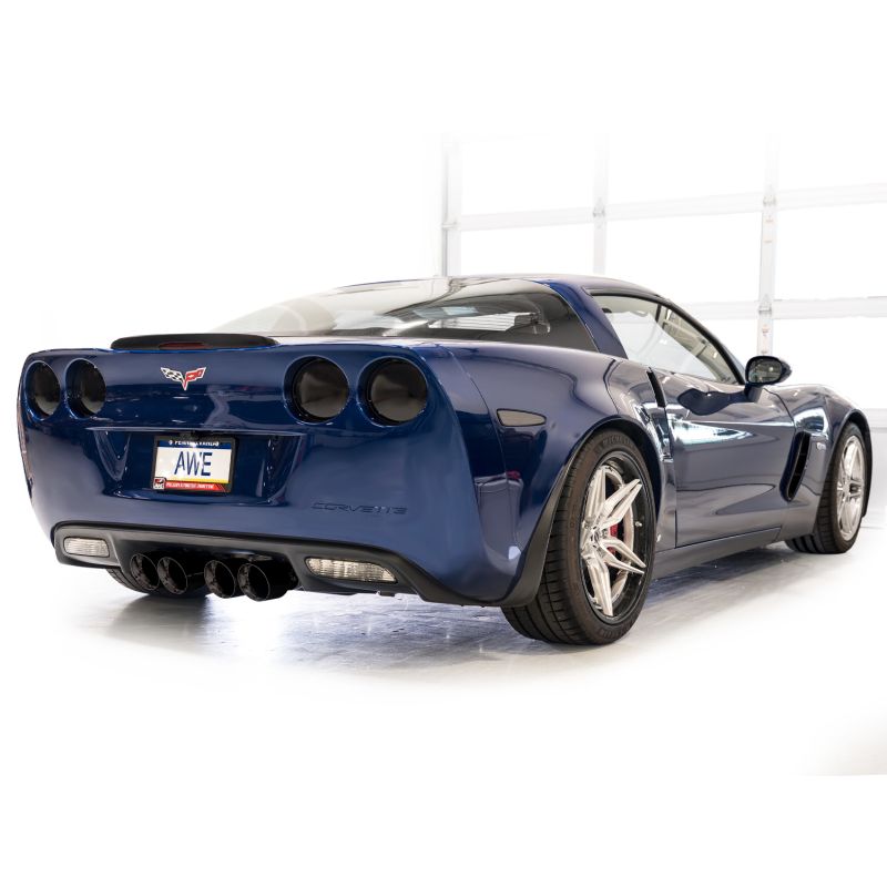 AWE Tuning C6 Chevrolet Corvette Z06/ZR1 Touring Edition Axle-back Exhaust w/ Diamond Black Tips