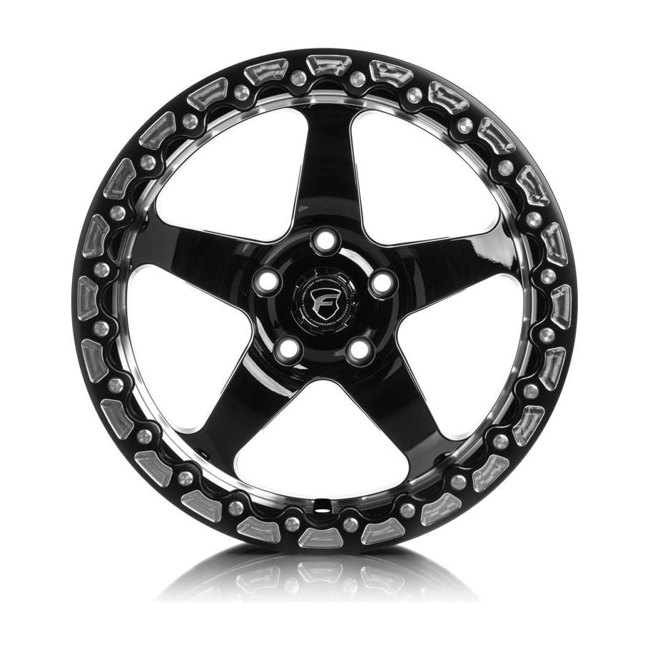 Forgestar D5 Beadlock 17x10 / 5x114.3 BP / ET50 / 7.5in BS Gloss Black Wheel