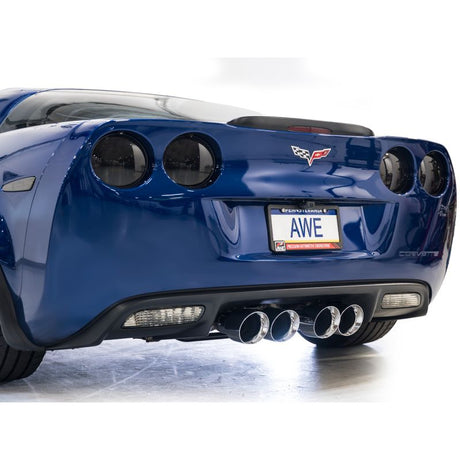 AWE Tuning C6 Chevrolet Corvette Z06/ZR1 Touring Edition Axle-back Exhaust w/ Chrome Silver Tips