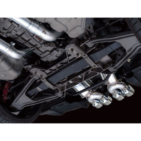 AWE Tuning C6 Chevrolet Corvette Z06/ZR1 Touring Edition Axle-back Exhaust w/ Chrome Silver Tips