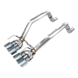 AWE Tuning 05-07 C6 Chevrolet Corvette 6.0L Track Edition Axleback Exhaust w/ Chrome Silver Tips