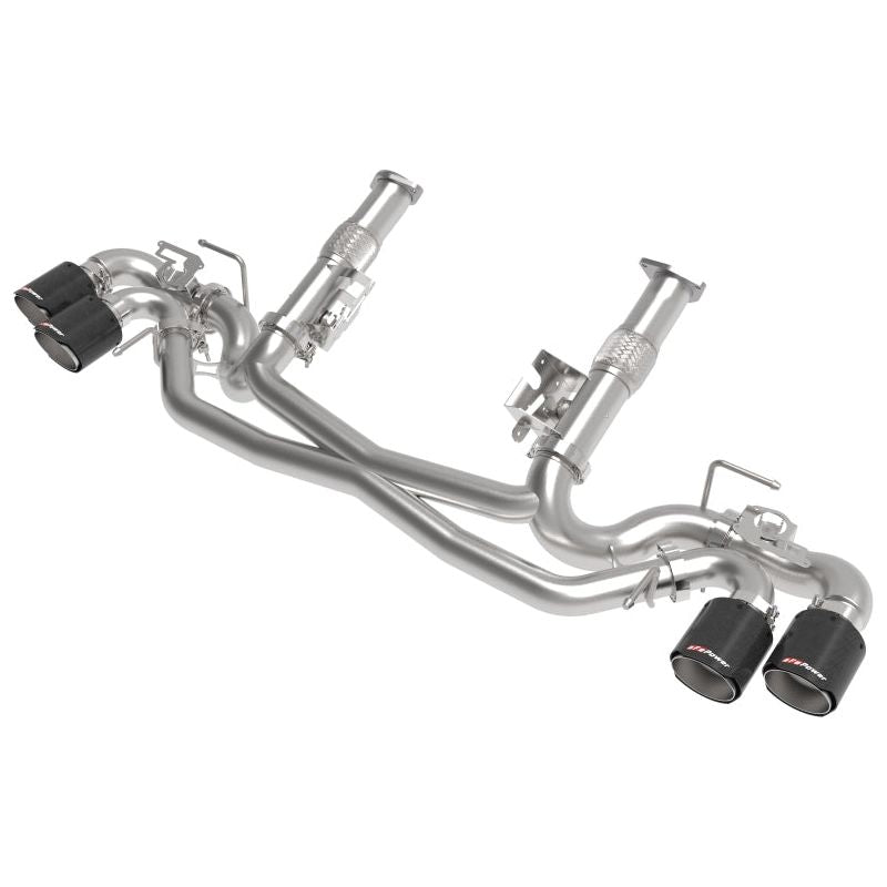 AFe MACH Force-Xp 304 Stainless Steel Cat-Back Exhaust Carbon 2020 Chevrolet Corvette C8