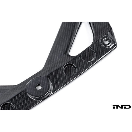 Eventuri gloss carbon CSL strut brace for BMW G8X M2 M3 M4 on white background