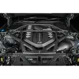 Eventuri matte carbon CSL strut brace installed on BMW G8X M2 M3 M4 engine bay
