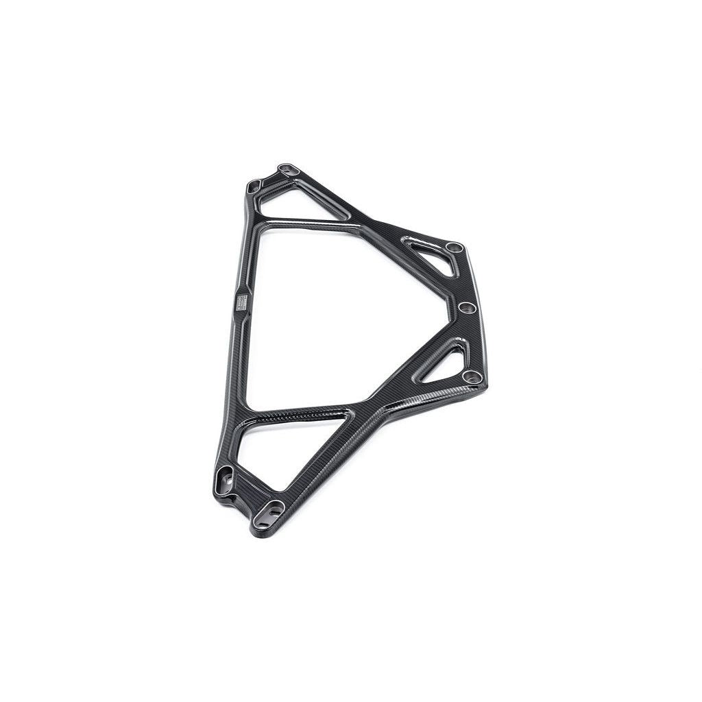 Eventuri matte carbon CSL strut brace for BMW G8X M2 M3 M4 on white background