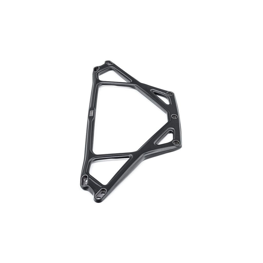 Eventuri matte carbon CSL strut brace for BMW G8X M2 M3 M4 on white background