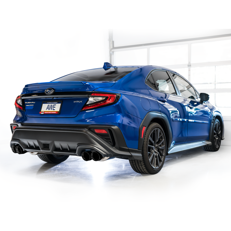 AWE Tuning 22-25 Subaru VB WRX Track Edition Axleback Exhaust - Diamond Black Tips