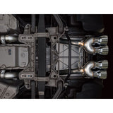AWE Tuning 05-07 C6 Chevrolet Corvette 6.0L Track Edition Axleback Exhaust w/ Chrome Silver Tips