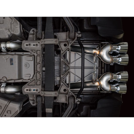 AWE Tuning 05-07 C6 Chevrolet Corvette 6.0L Track Edition Axleback Exhaust w/ Chrome Silver Tips
