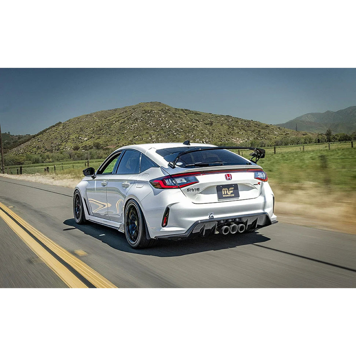 MagnaFlow 2023+ Honda Civic Type R SPEQ Series Cat-Back Perf Exhaust System w/ CF Tips