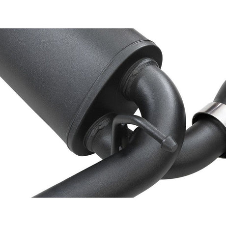 aFe Rebel Series 409 Stainless Steel Cat-Back Exhaust 18-21 Jeep Wrangler JL 2.0L (t) - Black Tip