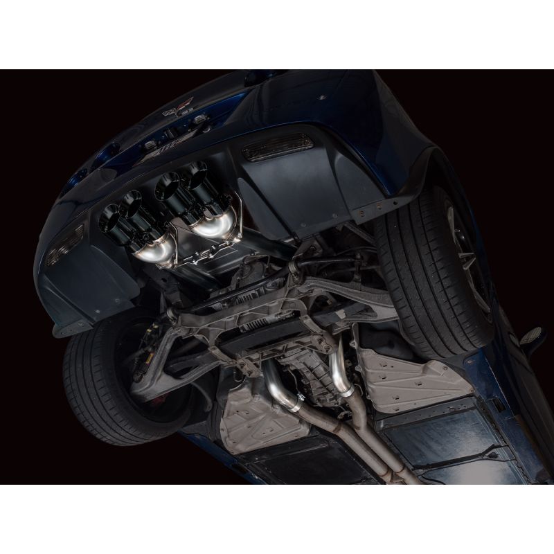 AWE Tuning C6 Chevrolet Corvette Z06/ZR1 Touring Edition Axle-back Exhaust w/ Diamond Black Tips