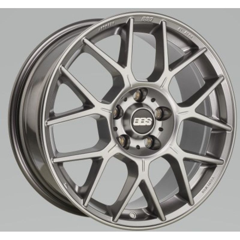 BBS XR 18x8 5x112 37mm Offset 82mm Bore PFS/Clip Req Gloss Platinum Wheel