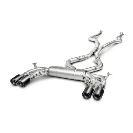 Akrapovic 15-17 BMW X5M (F85) Evolution Line Cat Back (Titanium) w/ Carbon Tips