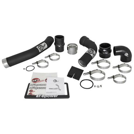 aFe Bladerunner 3in Hot and Cold Side Black Intercooler Tubes 2017 Ford Diesel Trucks V8 6.7L (td)