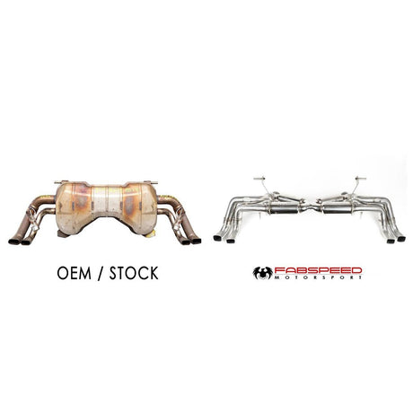 Fabspeed 2016-2018 Audi R8 V10 Valvetronic Supersport X-Pipe Exhaust System