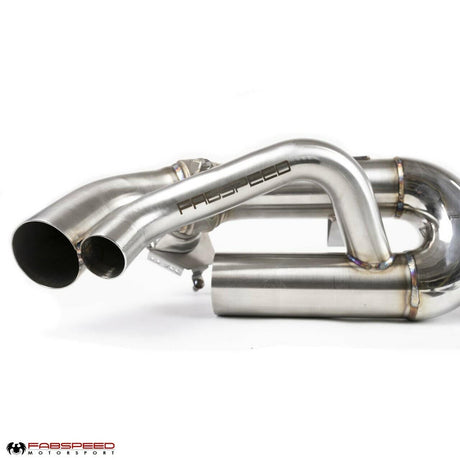 Fabspeed Porsche 992 Twin Turbo / Twin Turbo S Cat-Back Valvetronic Maxflo Exhaust System (2021+)