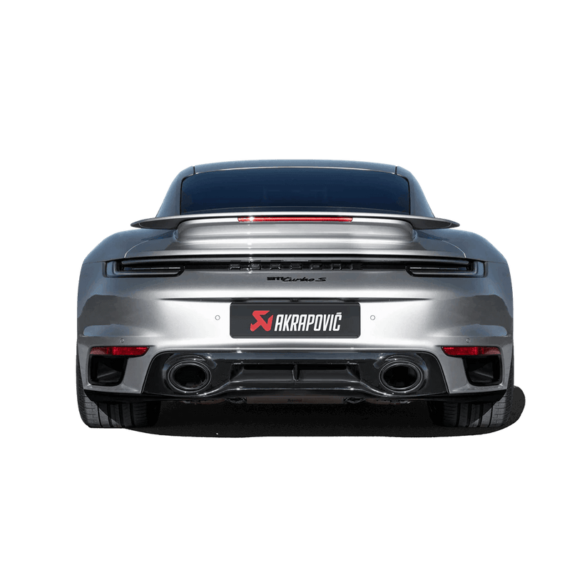 Akrapovic 20-21 Porsche 911 Turbo/Turbo S (992) Slip-On Race Line (Titanium) w/Titanium Tips