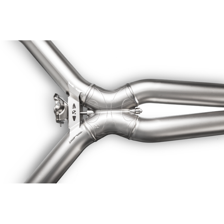 Akrapovic 16-17 AMG C63 Coupe Evolution Line Cat Back (Titanium) w/ Carbon Tips (Req. Link Pipe)