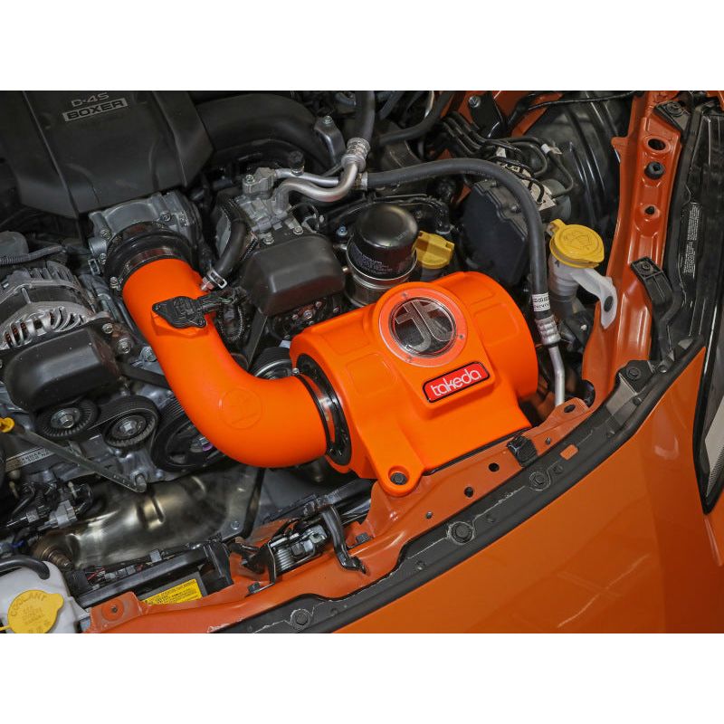 aFe 22-23 Toyota GR86 / Subaru BRZ Takeda Momentum Pro 5R Orange Edition Cold Air Intake System