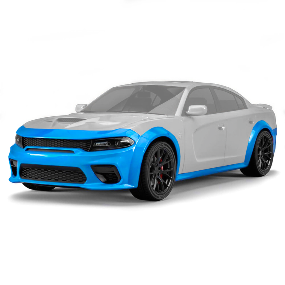 2015-2023 Dodge Charger Full Complete / SRT Hellcat Widebody Kit Front and Rear Bumper