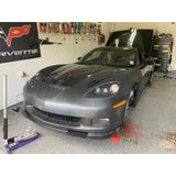 2005-13 Corvette C6 Base | C6 ZR1 Style Primed Full Front Bumper Cover Lip