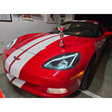 2005-2013 Corvette C6 Projector LED Headlights C8 Style Amber Sequential Turn Signals