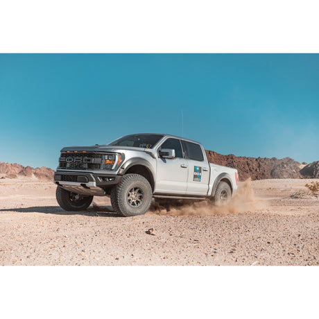 ICON 2021-2023 Ford F-150 Raptor Billet Upper Control Arm w/ Delta Joint Pro Kit Front View