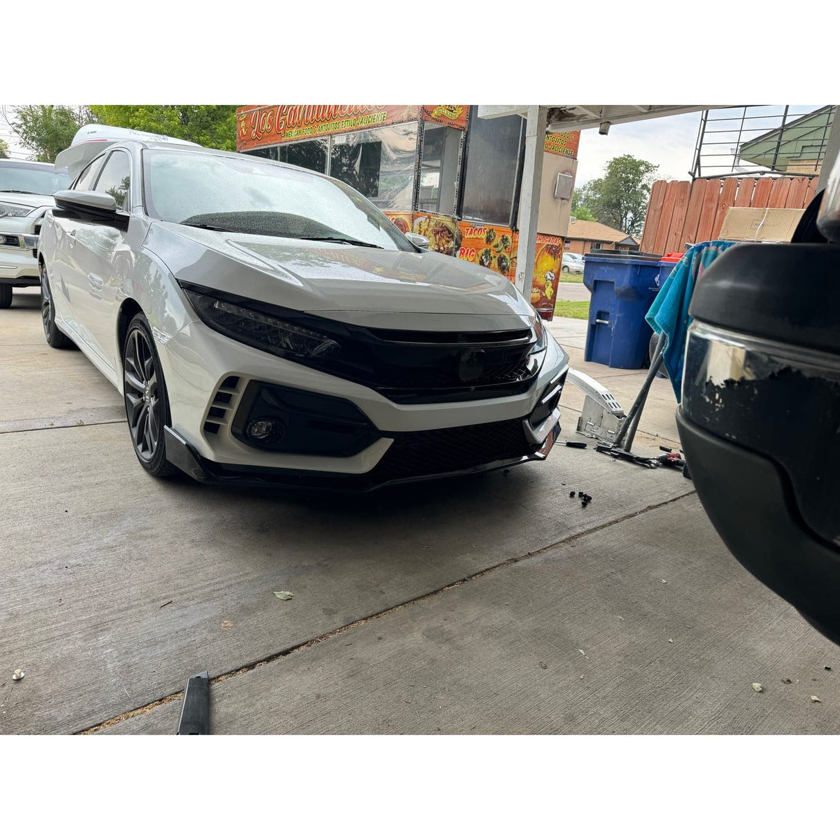 2016-2021 Honda Civic - 10th-Gen Type-R Style Front Bumper Conversion