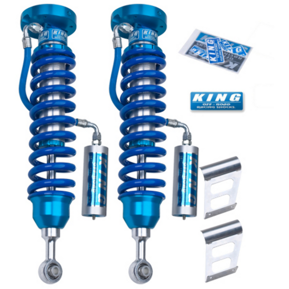King Shocks 2007+ Toyota Tundra 2.5 Dia Front Coilover w/Remote Reservoir (Pair)