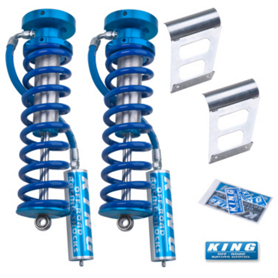King Shocks 2005+ Ford F-250/F-350 4WD Front 2.5 Dia Remote Reservoir Coilover Conversion (Pair)