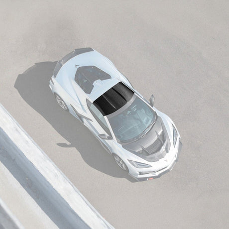 Corvette C8 Carbon Fiber GM Factory Style Double-Sided Replacement Removable Targa Roof Panel