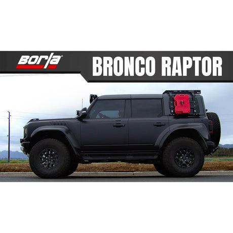 Borla 22-24 Ford Bronco Raptor V6 Turbo AT 2WD / 4WD ATAK Catback Exhaust w/ Turndown Tips